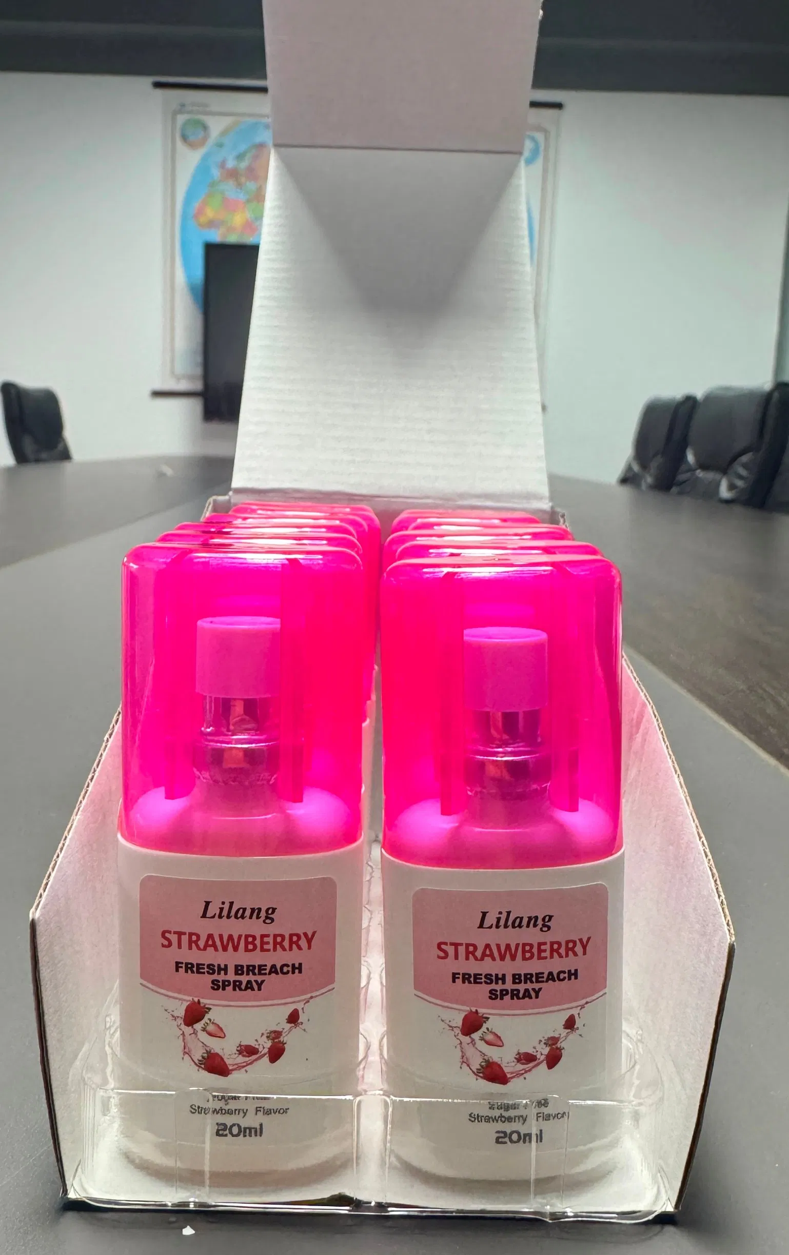 OEM ODM Portable Strawberry Mouth Spray Refreshing/Mouthspray