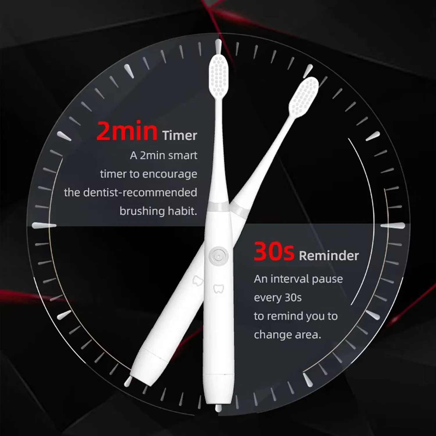 Professional Smart Sonic Ipx7 Waterproof Adult Electric Toothbrush