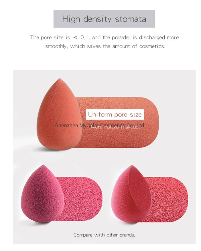 OEM Non-Latex Super Soft Makeup Egg Facial Powder Puff Beauty Makeup Sponges for Foundation and Blending