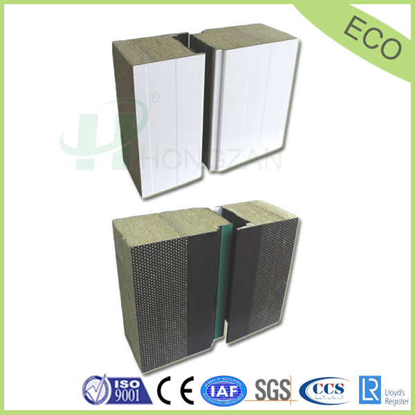 High Quality Sandwich Panel Insulated Fireproof Steel Rock Wool Sandwich Panel