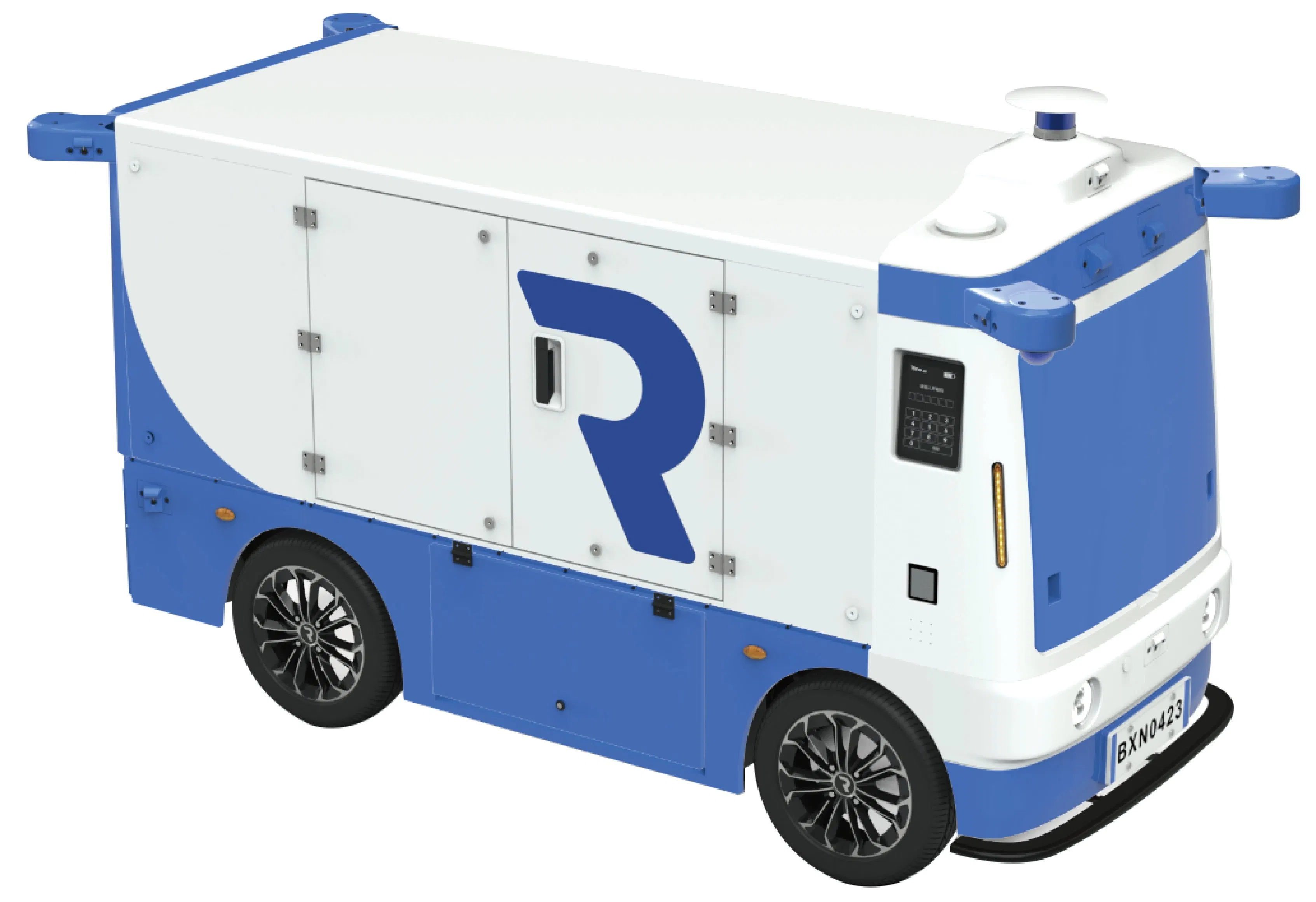 Smart Navigation with Self-Driving Delivery Robotic Vehicle