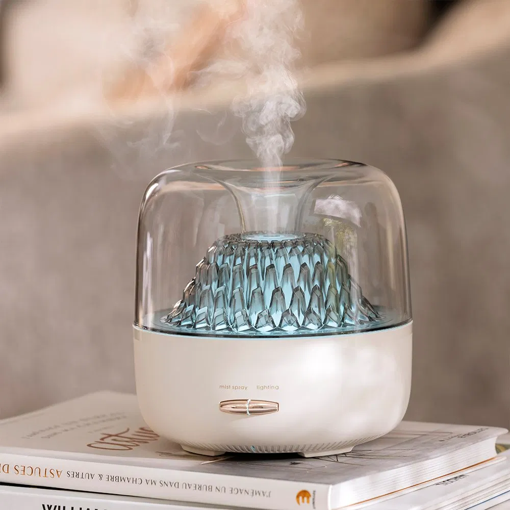 Home Hotel Colorful Light Essential Oil Air Humidifier 200ml Ultrasonic Aroma Diffusers with 2 Mist Mode