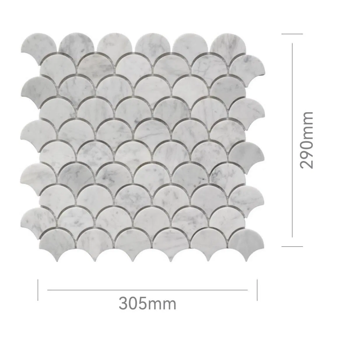 Мозаика из натурального мрамора для стен и пола