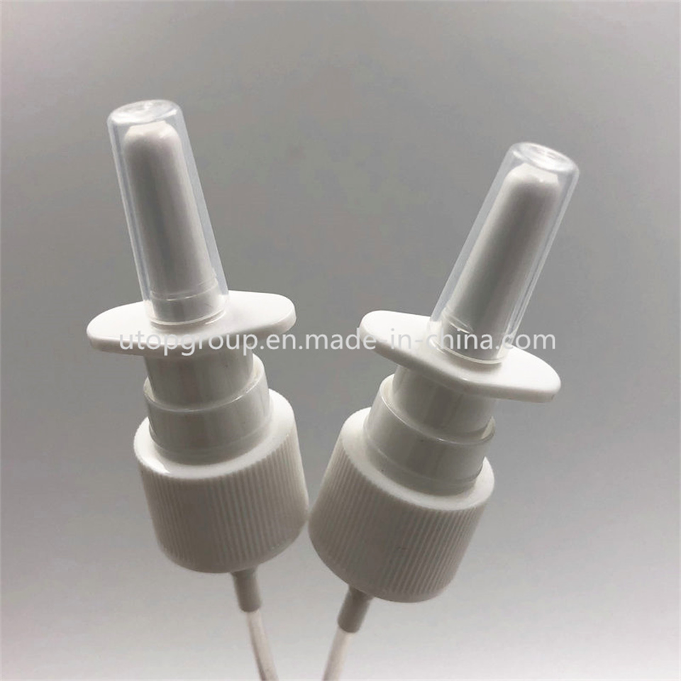 White & Black Fine Plastic 18mm 20mm Pump Sprayer for Nasal Mist Lids Bottle Caps & Closures