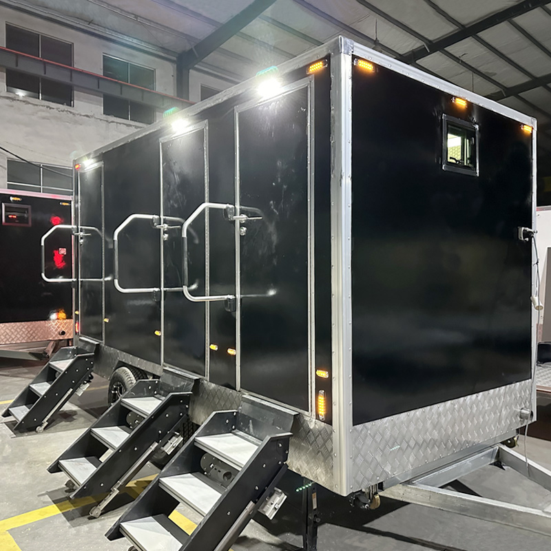 Shower Luxury Toilet Trailer Mobile Restroom for Sale