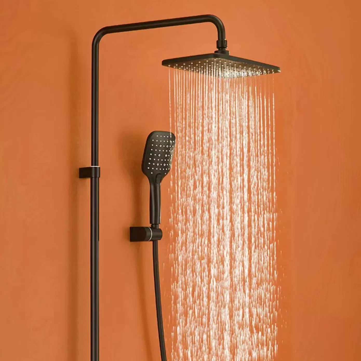 Brass Shower Set with ABS Head PVC Hose Sedal Certified Cartridge