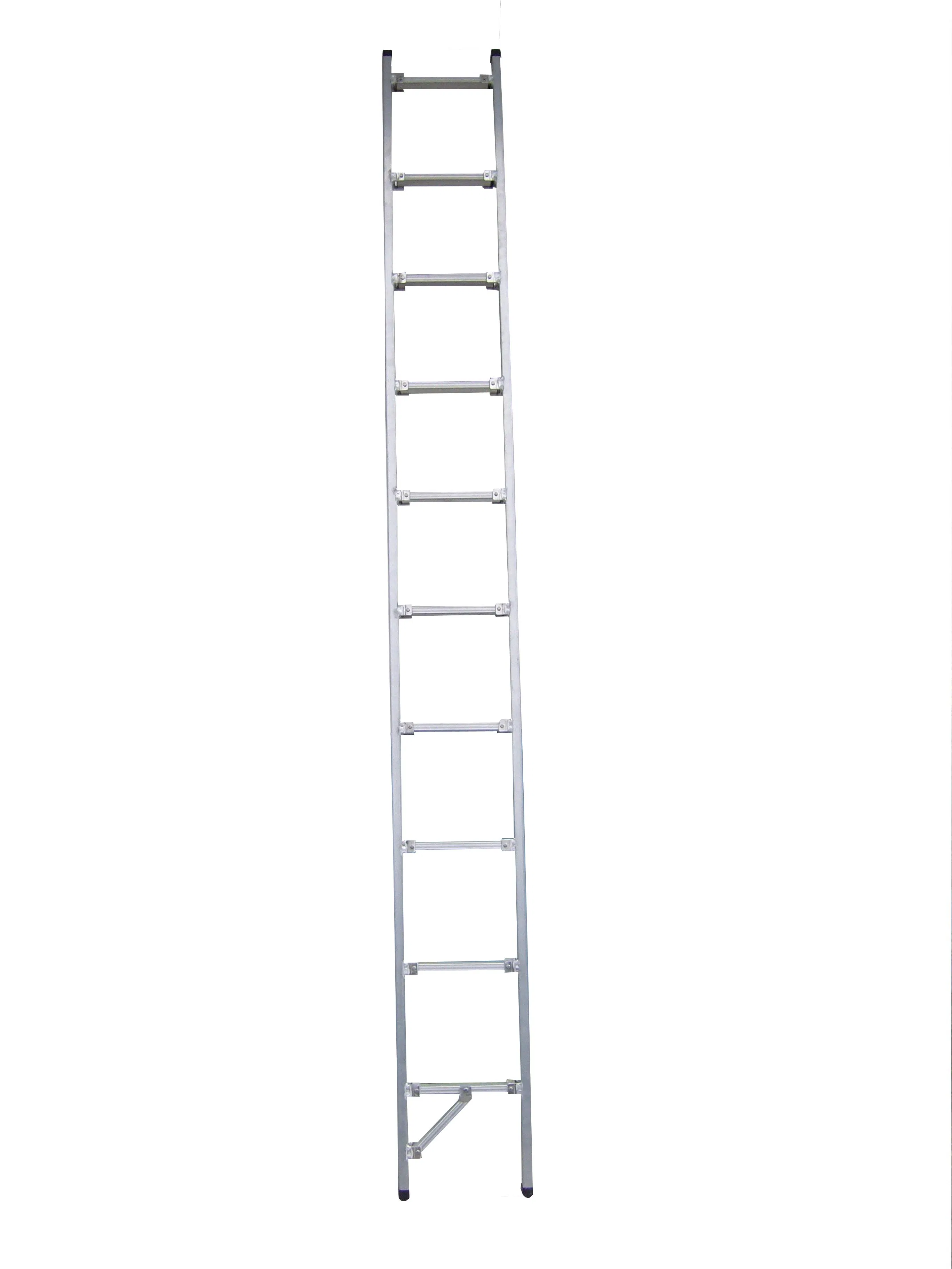 En131 Approved Aluminum Alloy Folding Straight Ladder
