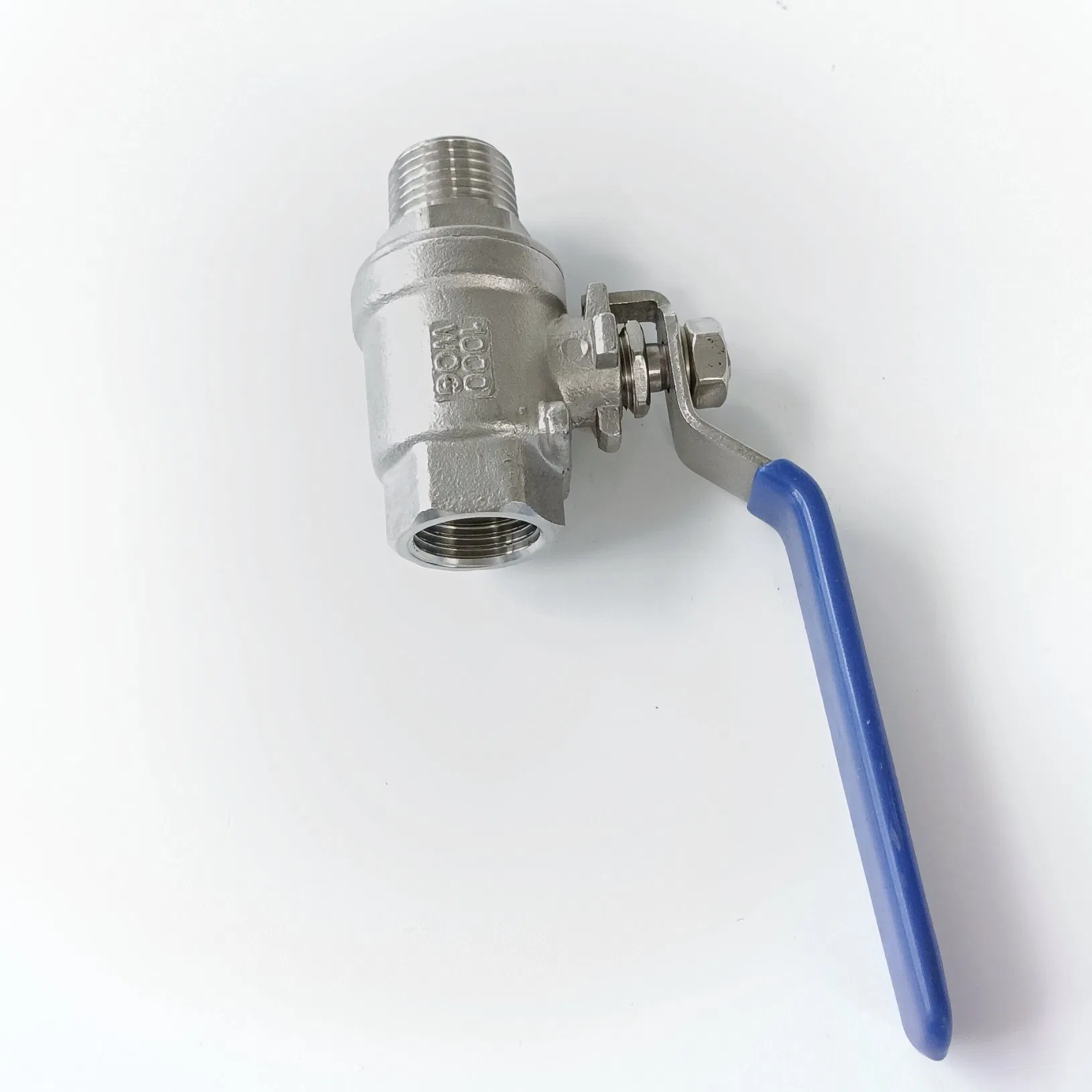 304 Stainless Steel Q11f Two-Piece Medium-Sized Ball Valve