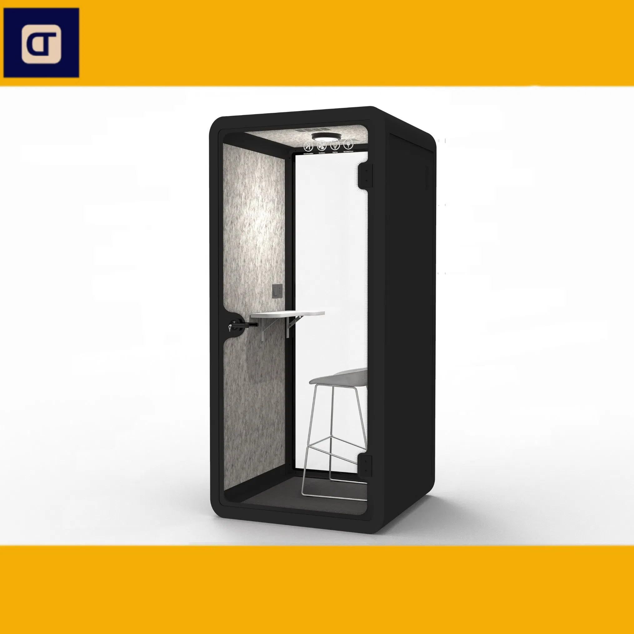 Acoustic Silent Pod Phone Booth - Soundproof Meeting Pod for Office Spaces