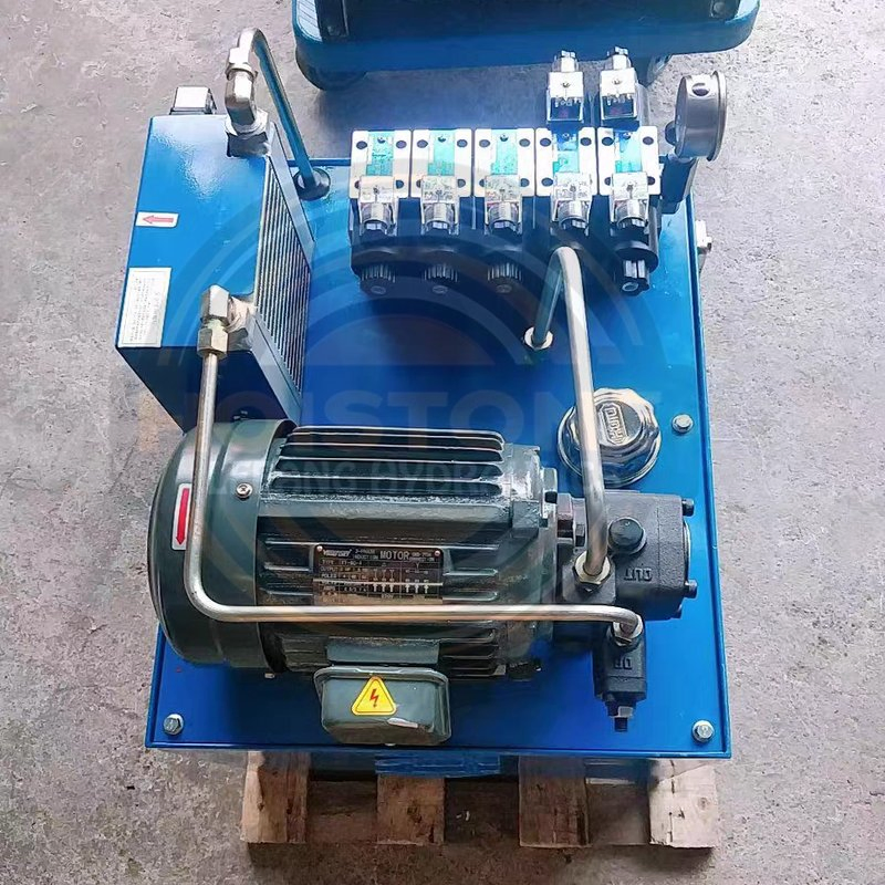 Мобильная гидравлическая станция с ручным клапаном