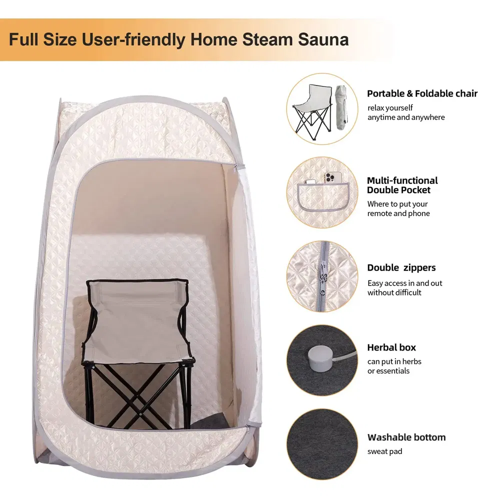 Портативная паровая сауна для дома с озоном