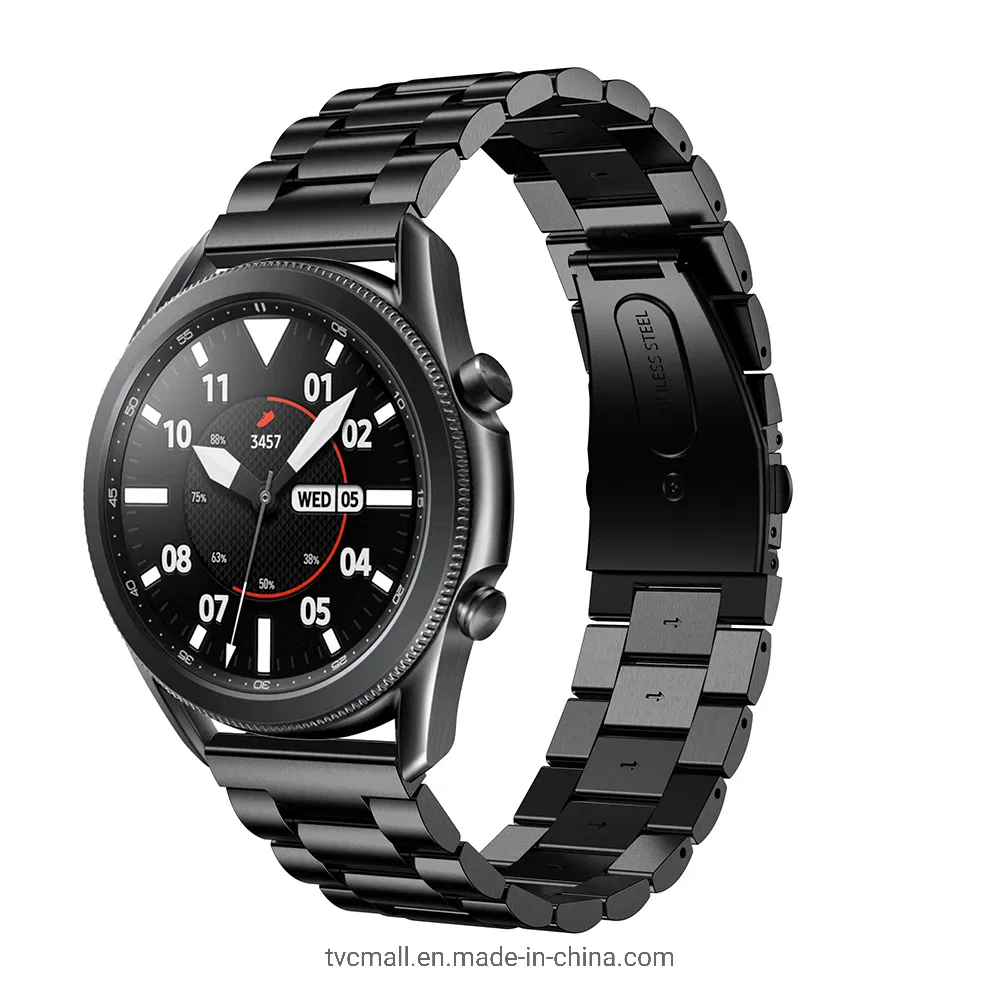 Стальной ремешок для Samsung Galaxy Watch3 45mm, черный