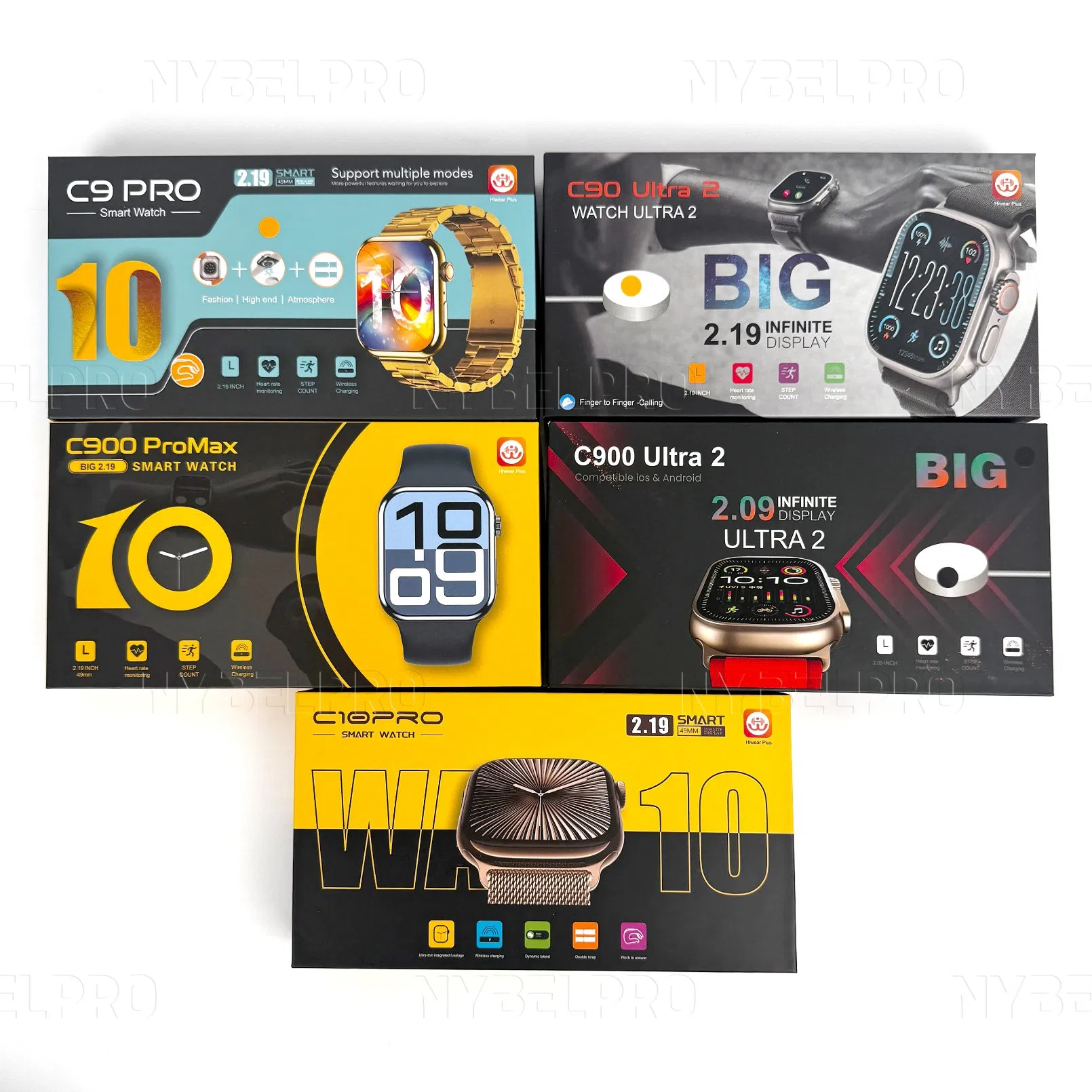 Reloj De Salud Inteligente Smart Health Tws Touch Waterproof Watch Collection Wholesale Wireless Bluetooth Smart Health Monitor Watch for Gift Phone Use Retail