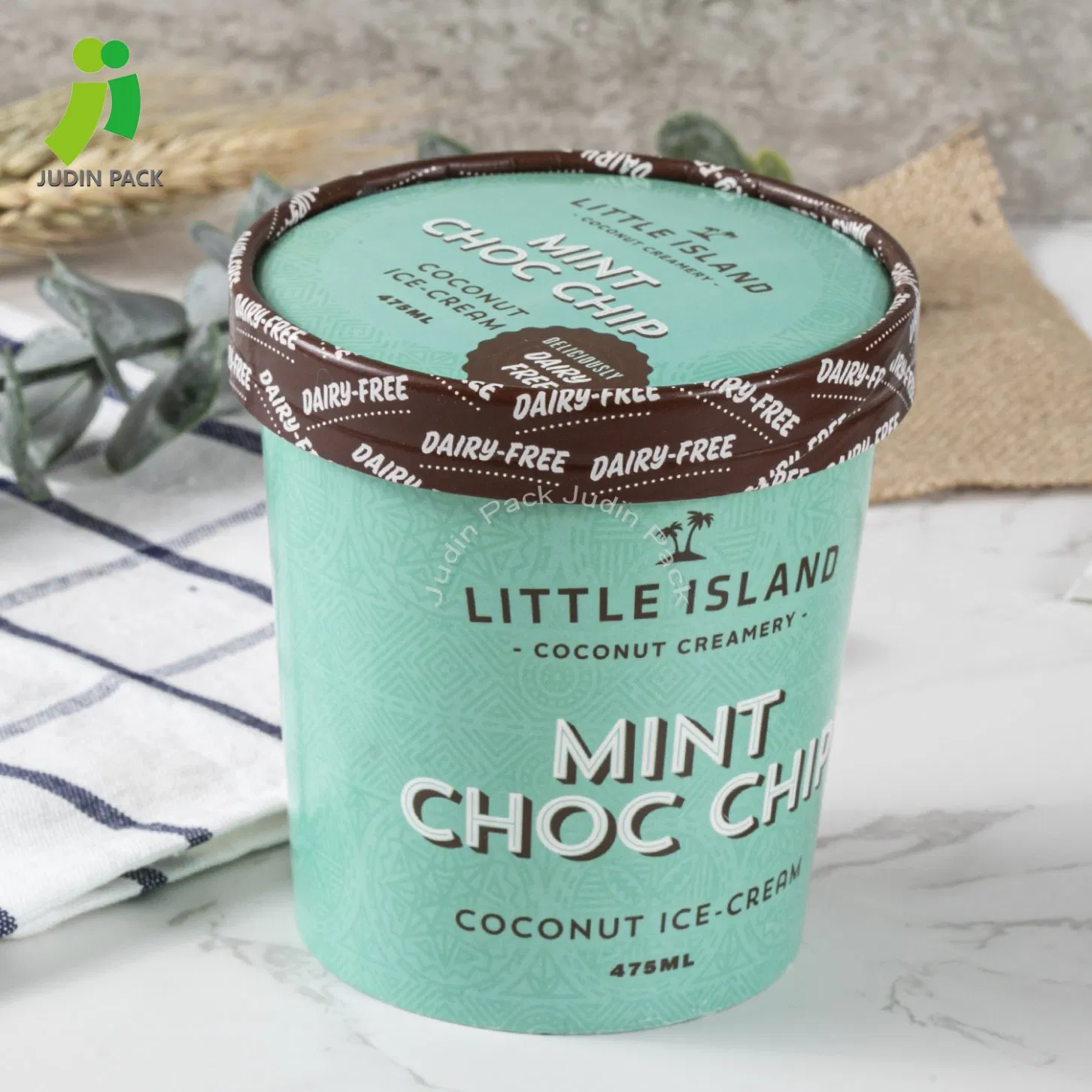 Wholesale Custom Disposable Take Away Cold Ice Cream Cup 3oz-32oz