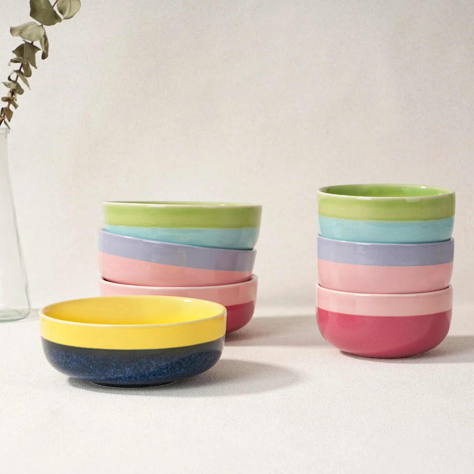 Manufacturer Custom Colorful Ceramic Dinner Tableware Porcelain Dinnerware Set for Restaurant Home