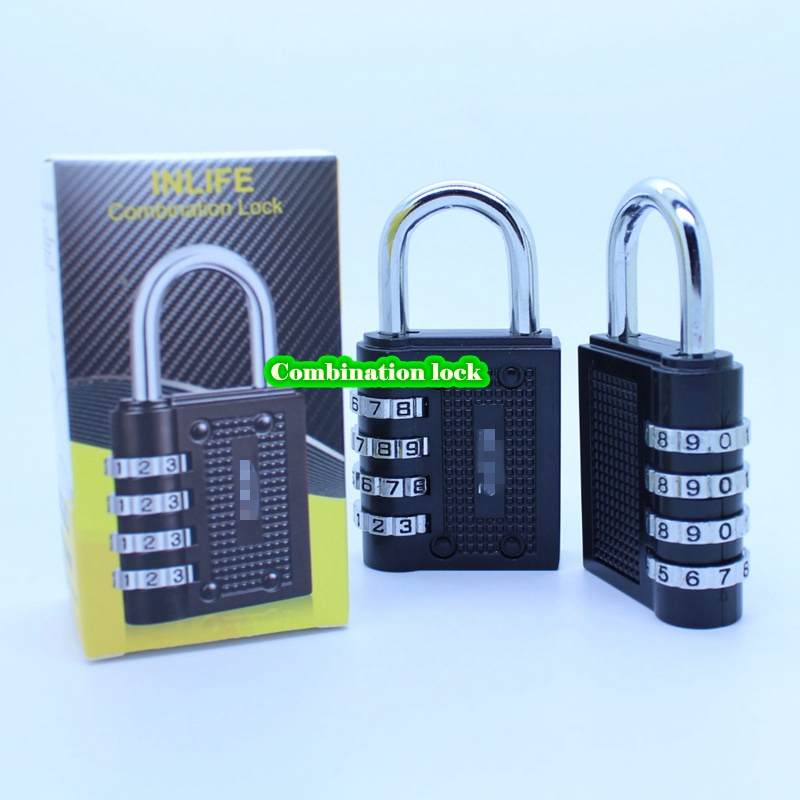 Showcase 4 Digit Code Password Luggage Padlock Combination Lock