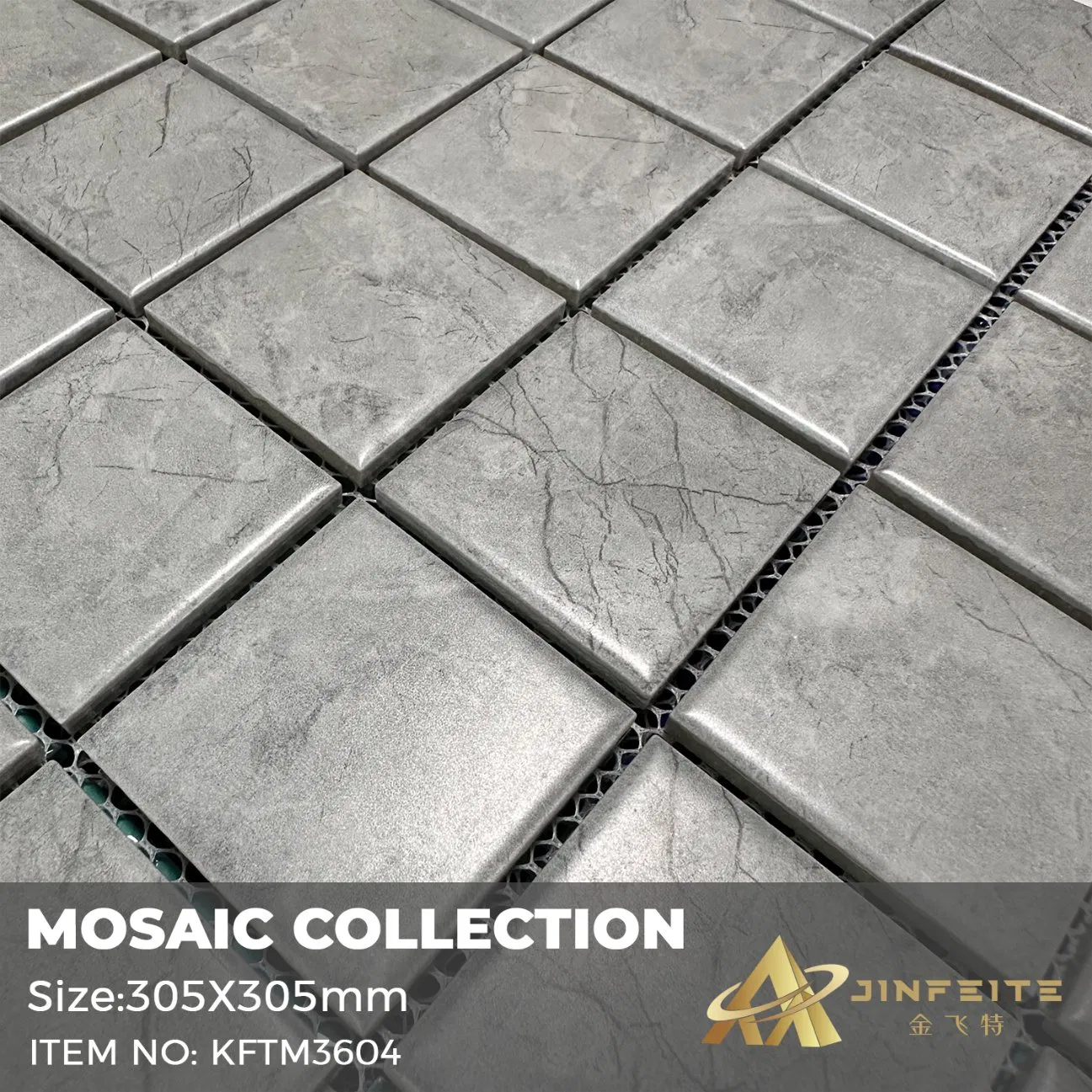 White Carrara Marble Look Mosaic for Indoor Decor Best Price 48*48mm