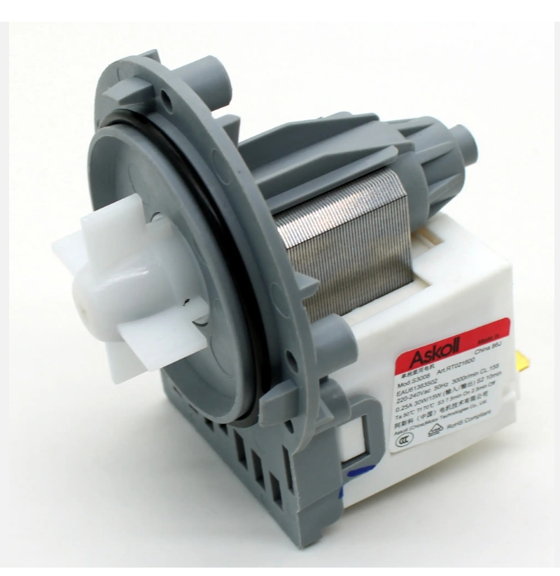 High Voltage Washing Machine Pump Motor Assembly 110V 220V China Made