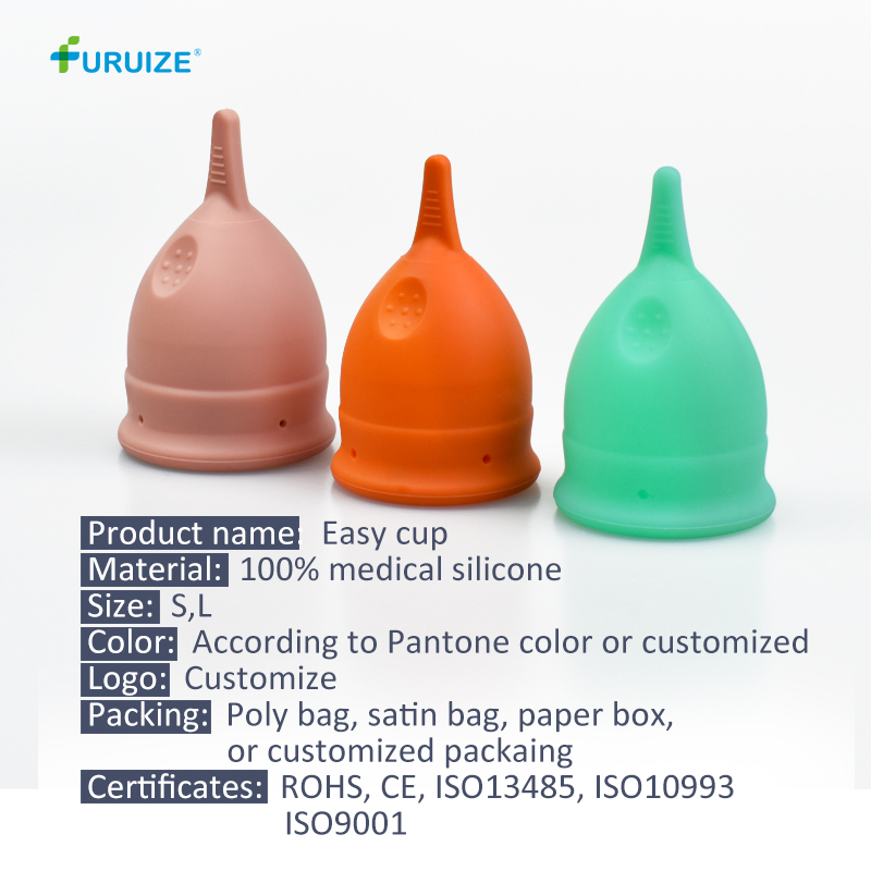 Eco-Friendly Feminine Reusable Medical Grade Silicone Hygiene Menstrual Cup Copa Menstrual
