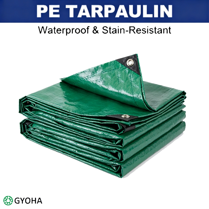 Waterproof Fabric PE Tarpaulin Tarp with Customized and Reinforced Edges Cover PE Sheet