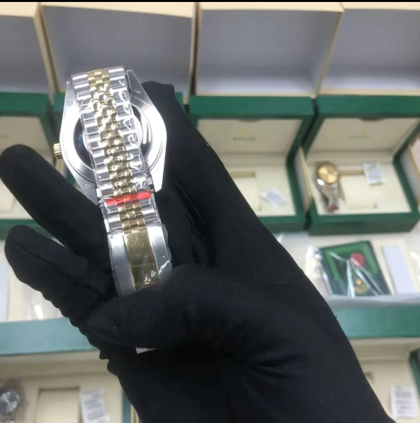 Mens Watches 41mm Dial Luxury Stainless Steel Wristwatch Electronic Mechanical Movement Casual Business Elegant Style