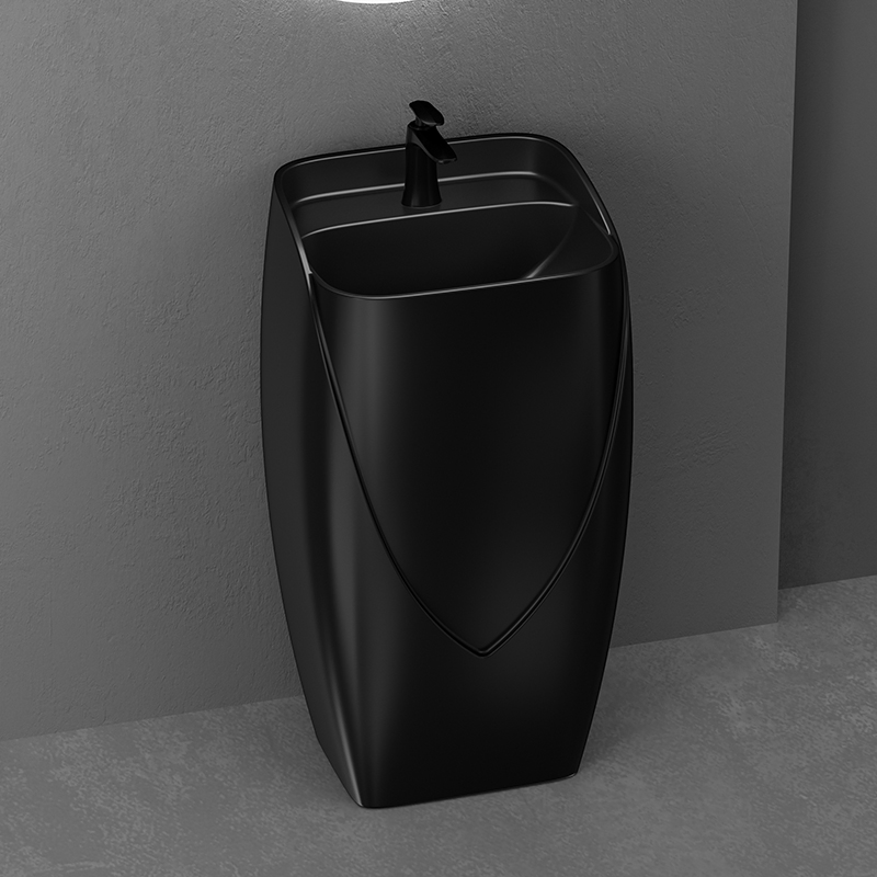 Modern Bathroom Freestanding Surface Easy Cleaning Basin Pedestal Fixing Pedestal Basin