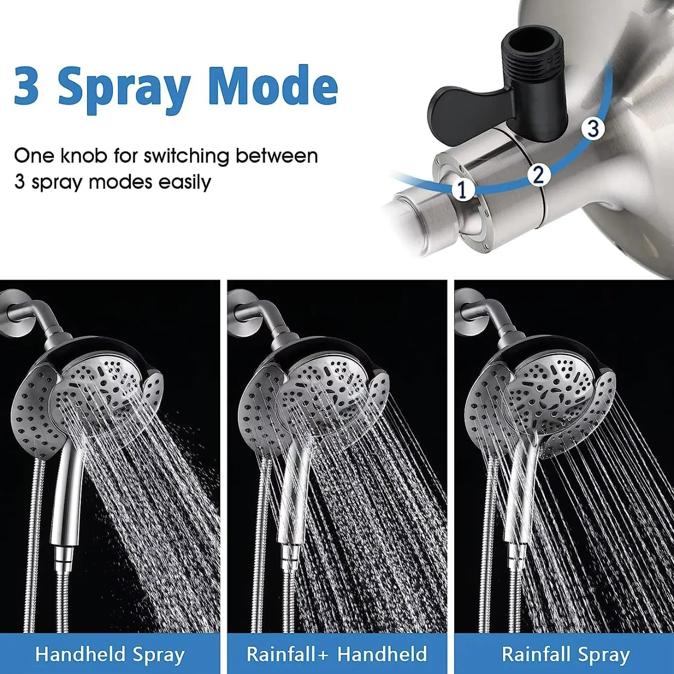 Versatile 2-in-1 Magnetic Shower Head Set for Ultimate Relaxation
