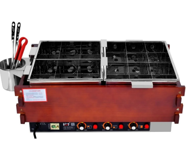 HS-10-5/2bf Commerical Oden Kanto Cooking Machine Three Pot for Restaurant Hotel Industrial Catering Equipment