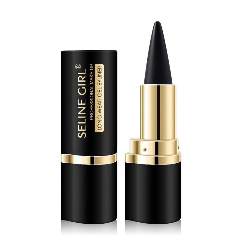 Seline Girl 2.2g Quick-Drying Matt Single Head Black Solid Eyeliner Pen