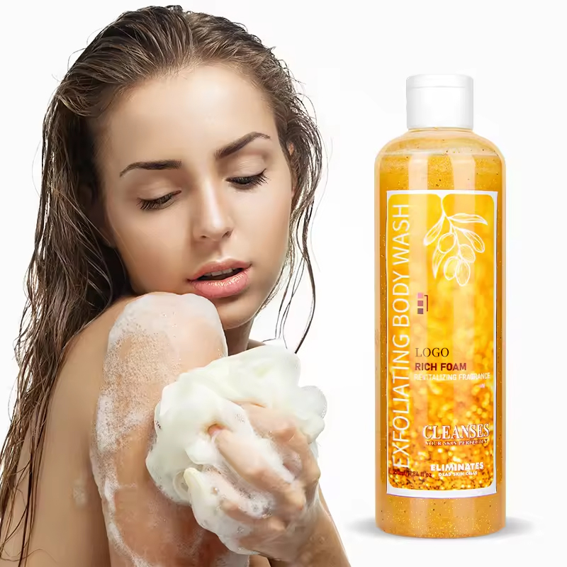 Ditong Oemodm Skin Moisturizing Exfoliator Thick Full Biotin Collagen 24K Gold Bath Shower Gel