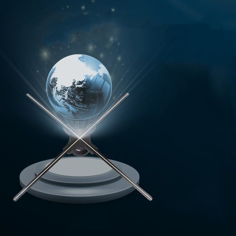 3D голографический LED вентилятор 65 см для рекламы