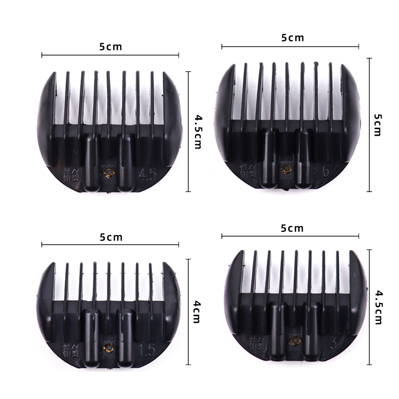 Barber Hair Clipper Guide Guards Set Metal Clip Trimmer Accessories Hair Clipper Colorful Limit Guide Comb