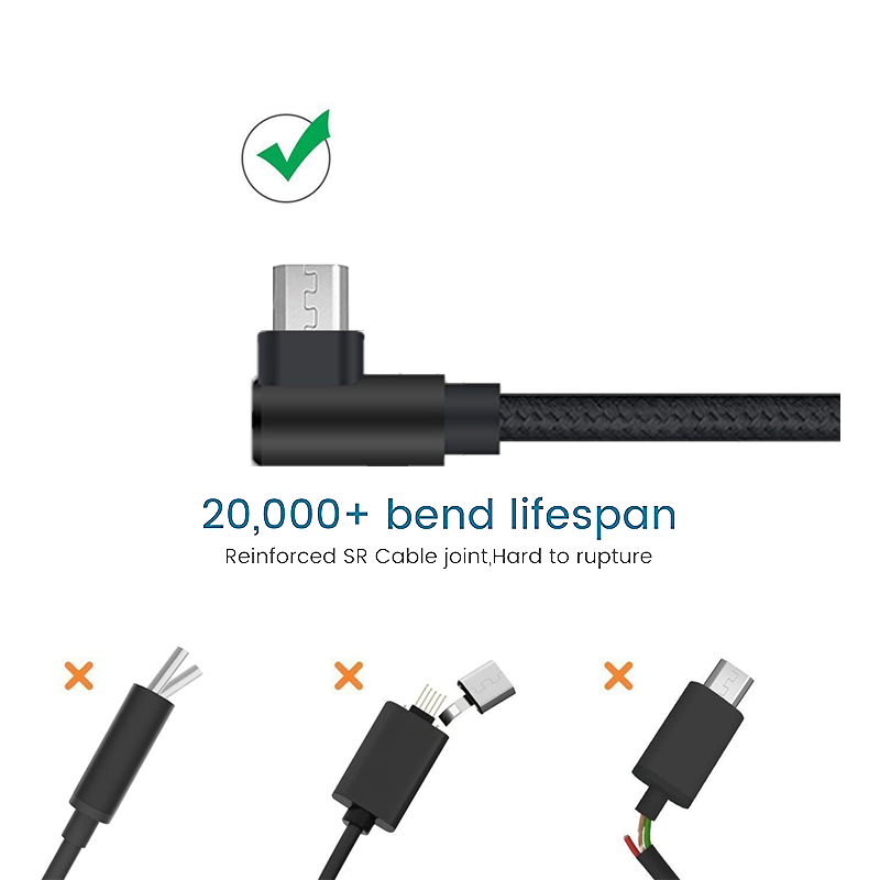 Braided Micro USB Charging Cable Type-C Data Cable Micro USB Cable Fast Charging