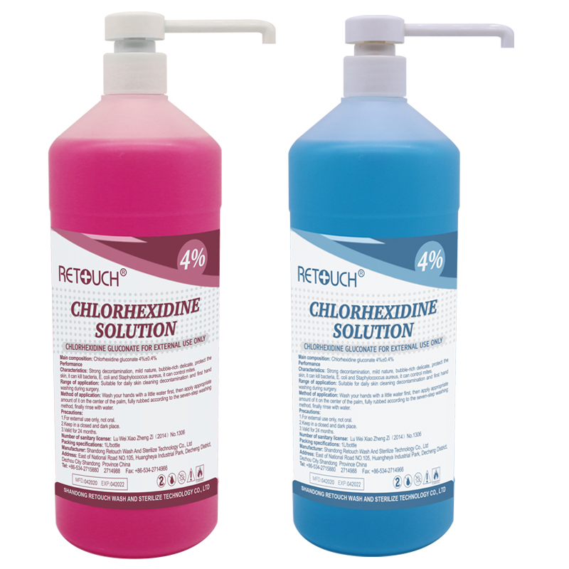 700ml 4% Chlorhexidine Solution Surgical Scrub Hand Antiseptic with Hosptail Hand Sanitizer
