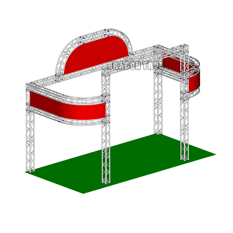 Portable Aluminum Truss Framework for Eye-Catching Event Displays
