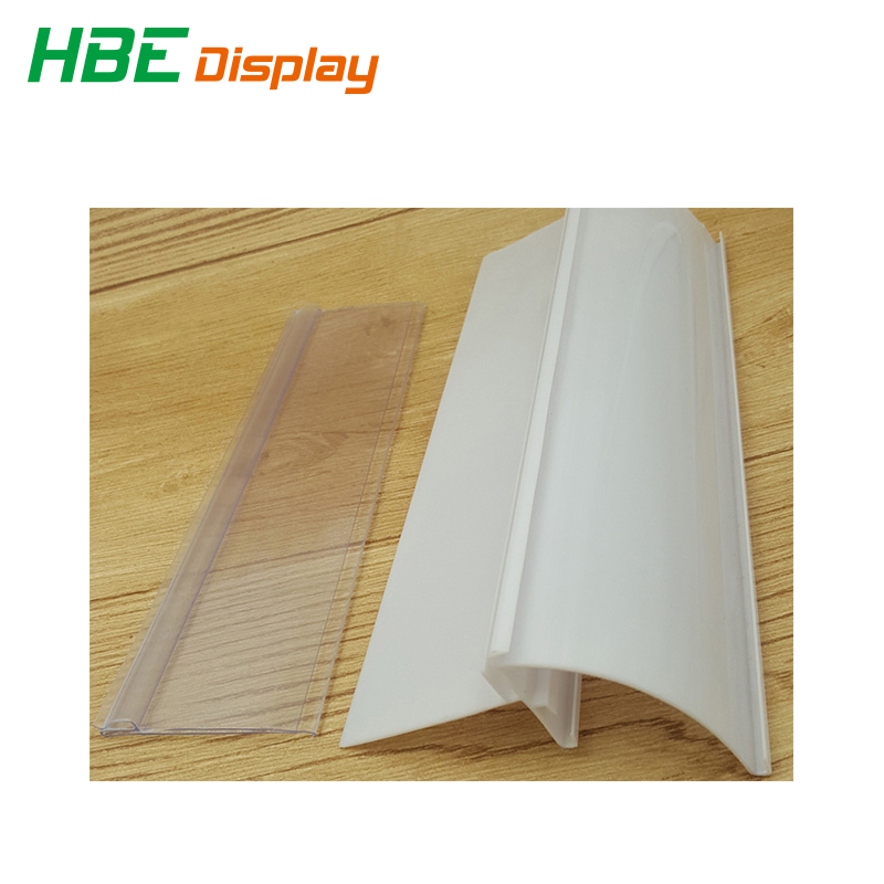 Supermarket PVC Plastic Pop Clips Advertising Holder for Promotion