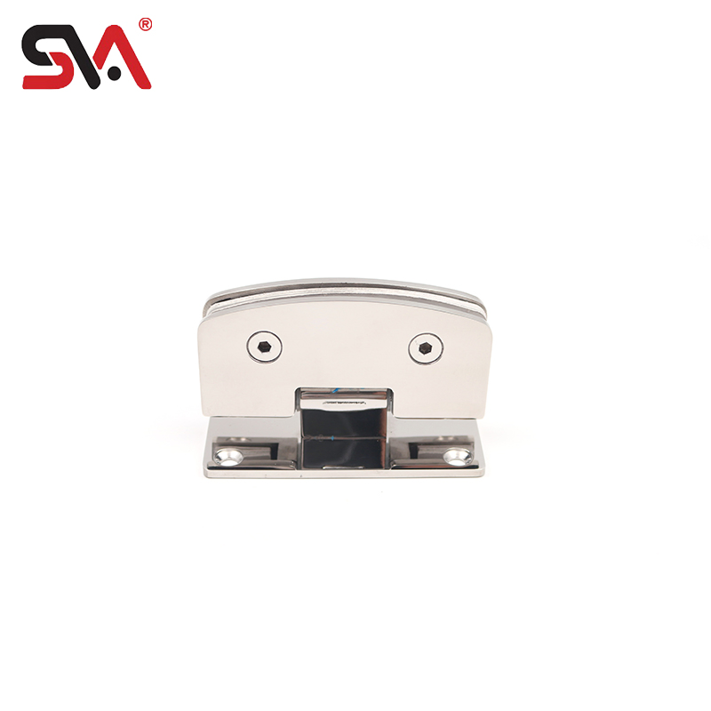 Luxury Style Public Bathroom Glass Splicing Fixed Hardware Hinge Manufacturer