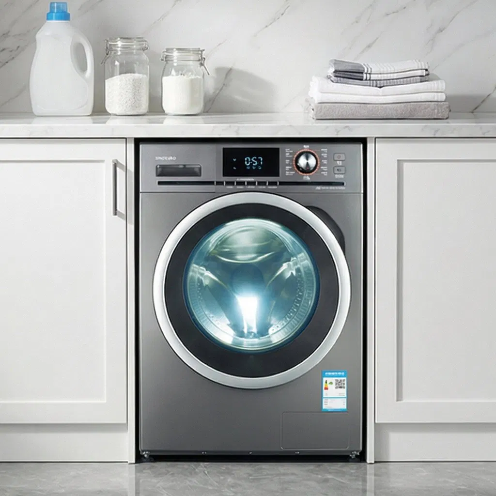 High-Performance Inverter Washer: 10 Kg Front Load Design Washing Machine