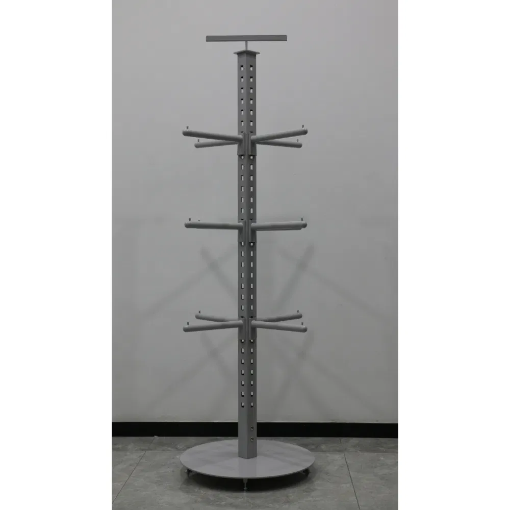 Spinner Wire Rack Display Handbag Shelves in Customizable Ral Colors