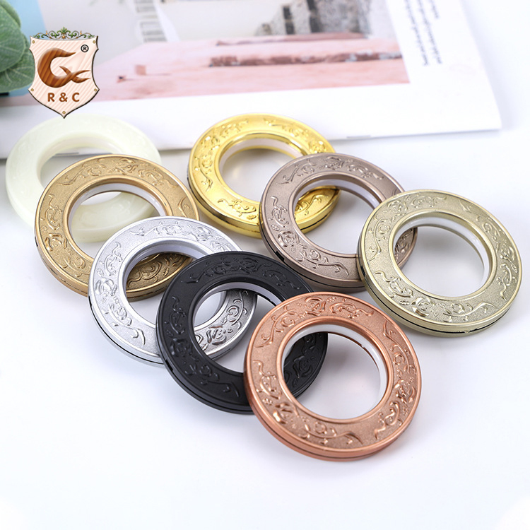 Plastic Eyelet Curtains Wear Resistant and Durable Round Curtain Ring