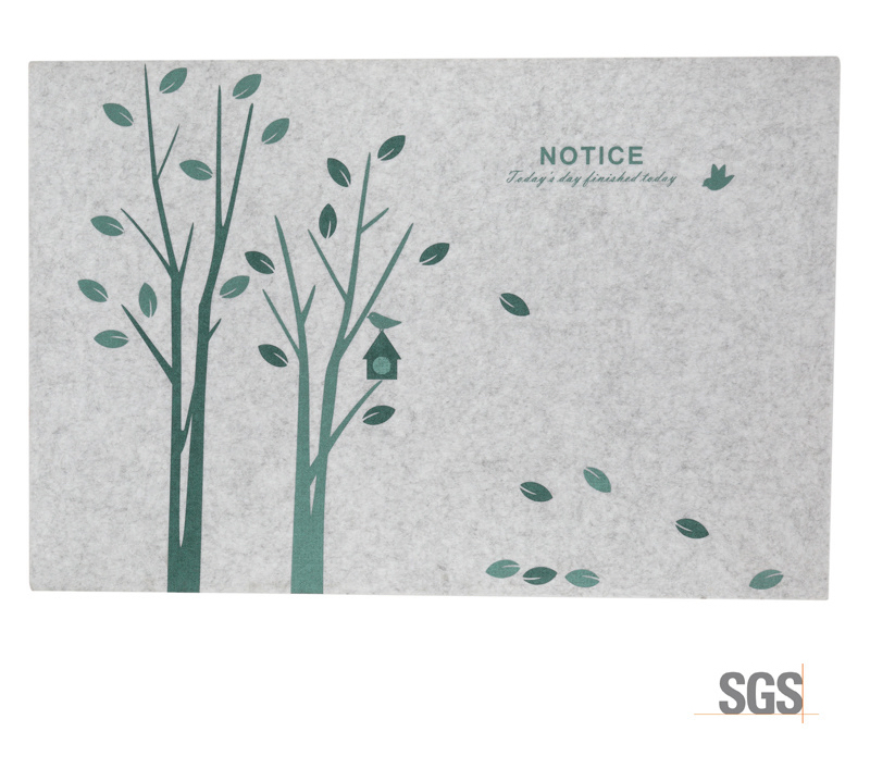 Customized Pattern Decorative UV Wall Panel Pet Fiber Acoustic Print Board