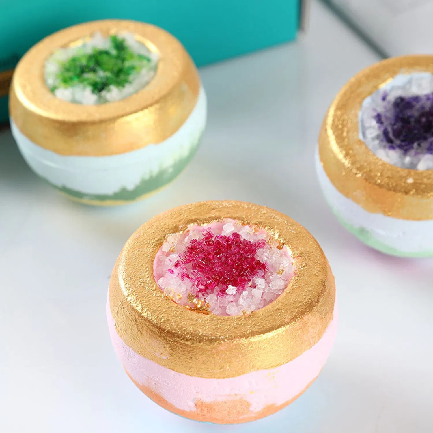 Sea Salt Essential Oil Bath Ball Bath Bombs Handmade Birthday Mothers Day Gifts Idea Bath Gift Sets for Her/Him Wife Girlfriend