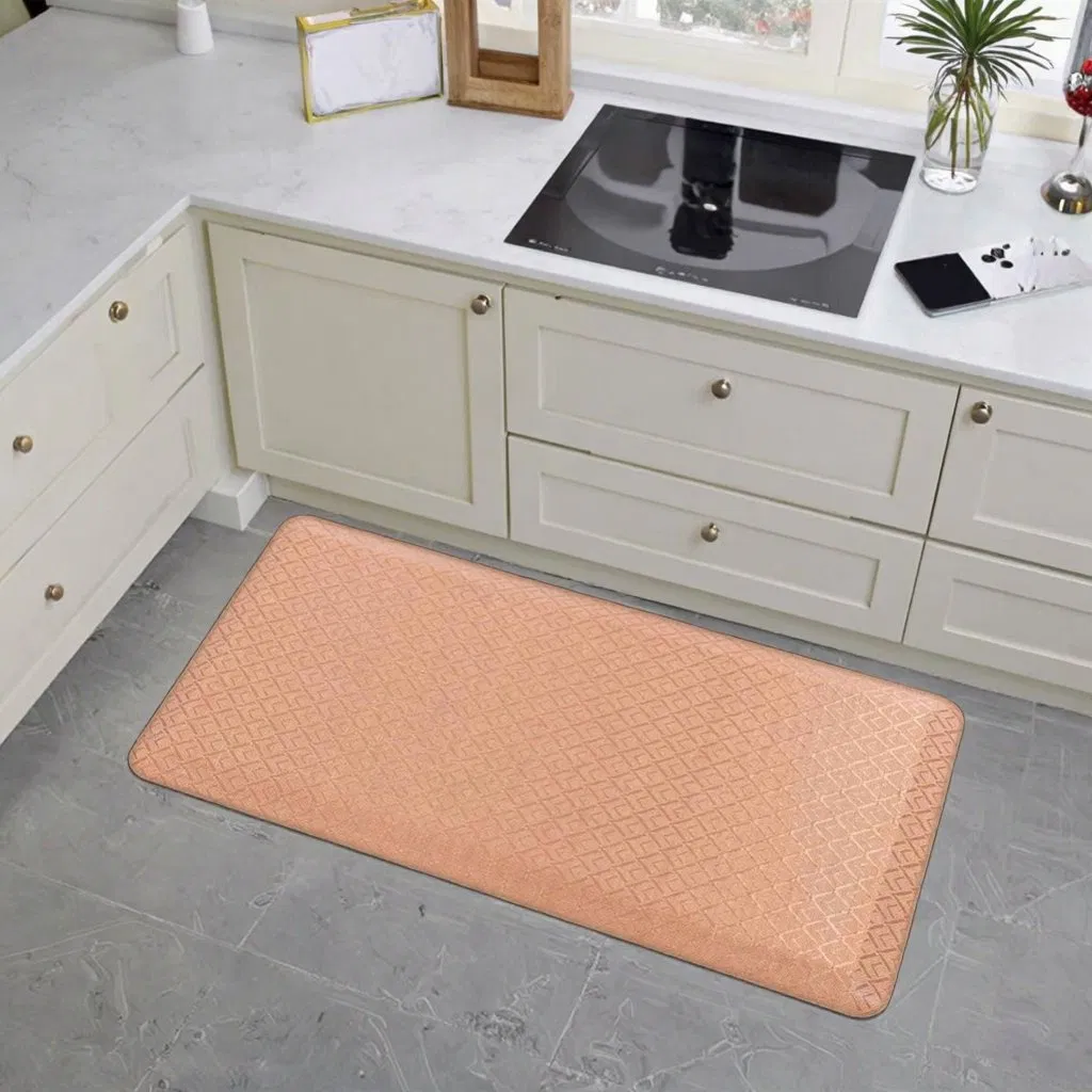 Stylish Comfortable Non-Slip Waterproof Anti Fatigue Kitchen Standing Pads Rugs Mats