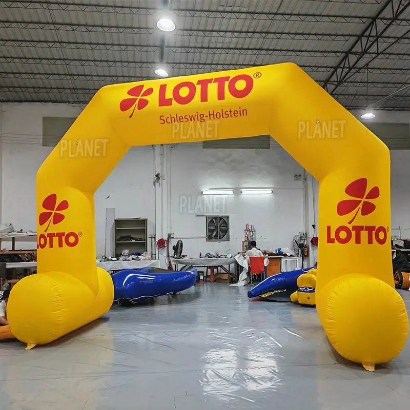 Outdoor Event Advertising Entrance Inflatable Arch Gate Inflatable Running Start Finish Line Archway