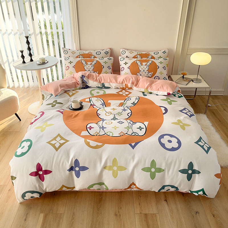 Комплект постельного белья Brushed Cotton 4 в 1, коричневый, King Size