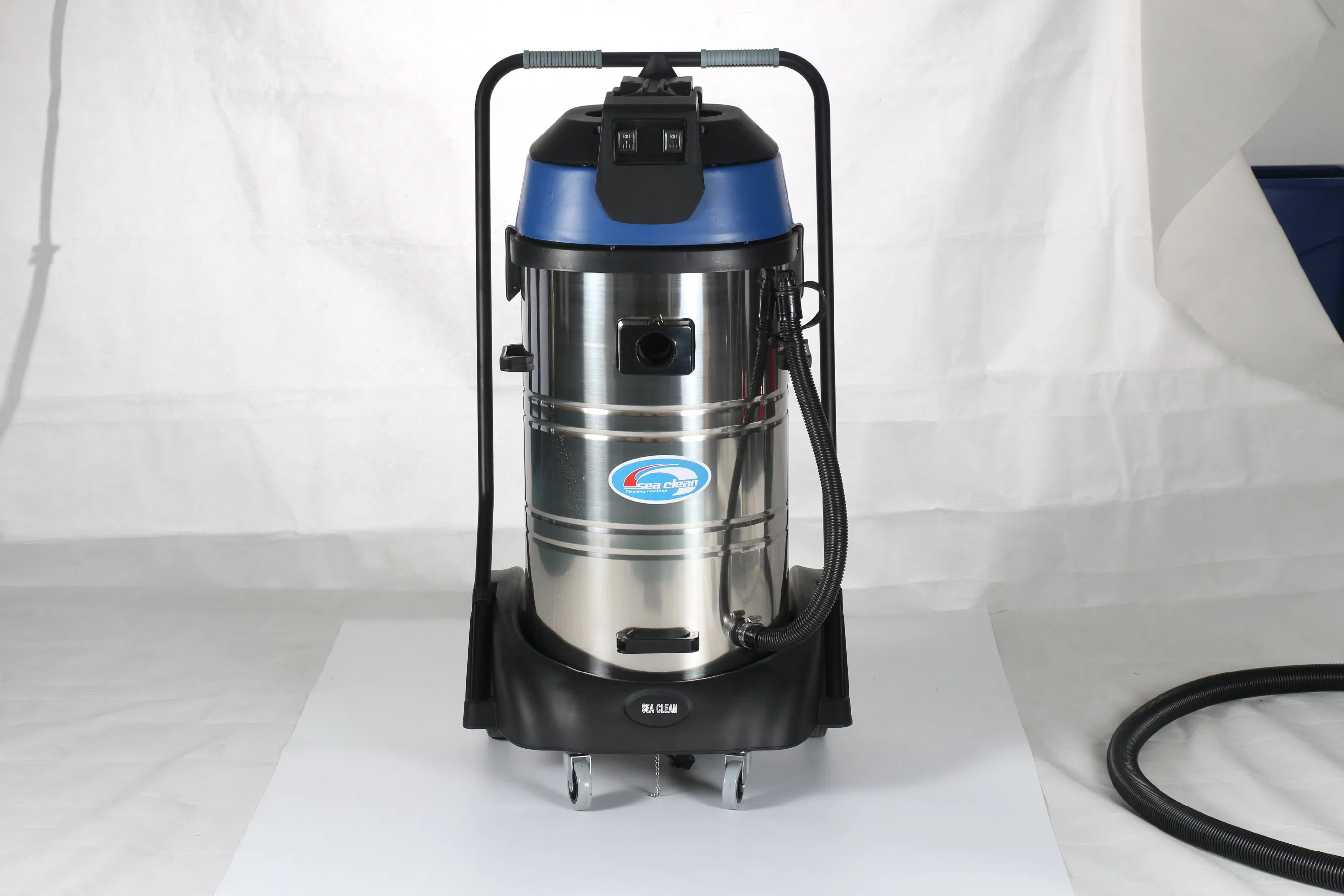 1500W Motor, 80liter Stainless Tank Wet and Dry Vacuum Cleaner