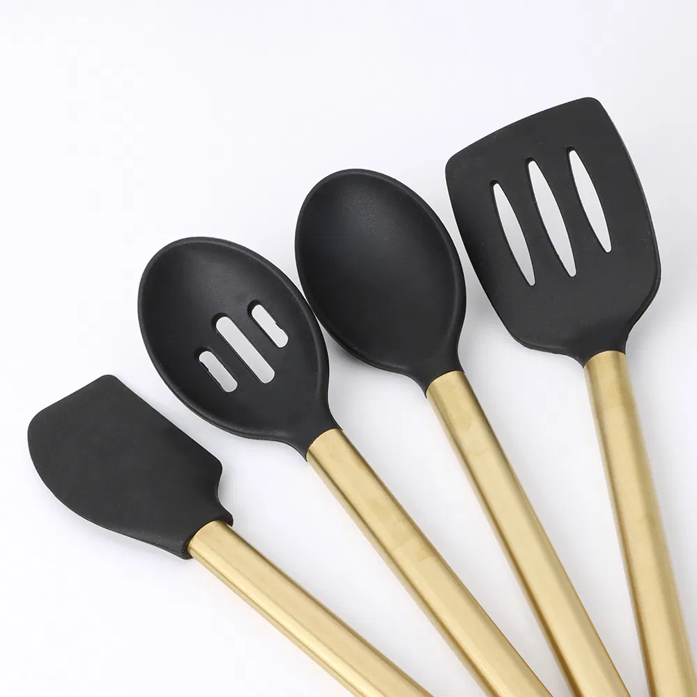 High Quality Stainless Steel Food Grade Silicone Cooking Utensil 6PCS Set