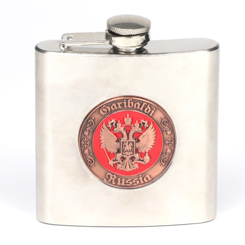 Wholesale Custom Souvenir 6oz 8oz Stainless Steel Mini Whiskey Wine Liquor Hip Flask with Logo