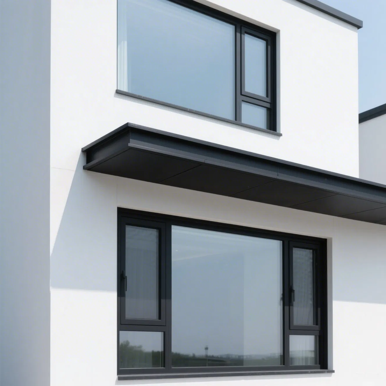 High-Performance Soundproof Aluminium Casement Glass Windows System