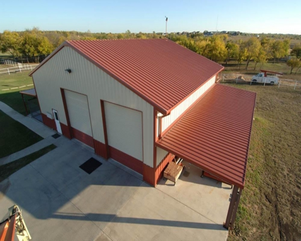 Small Steel Frame Portable Lightweight Structural Prefab Storage House Shed